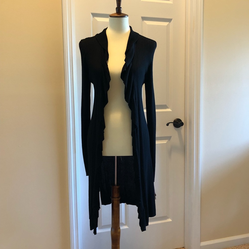 NWT - INC black duster, size small